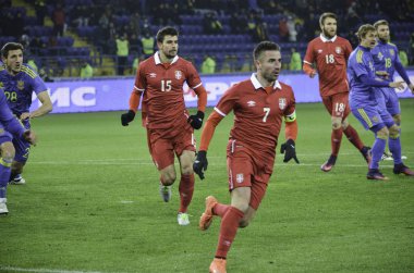 Kharkiv, UKRAINE - November 15, 2016: Zoran Tosic during the fri