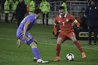 Kharkiv, UKRAINE - November 15, 2016: Zoran Tosic during the fri