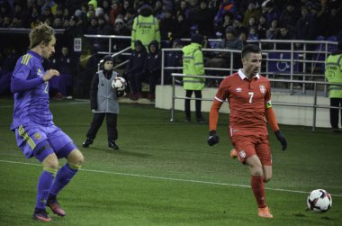 Kharkiv, UKRAINE - November 15, 2016: Zoran Tosic during the fri