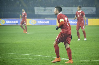 Kharkiv, UKRAINE - November 15, 2016: Zoran Tosic during the fri