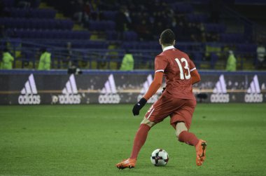 Kharkiv, Ukrayna - 15 Kasım 2016: Stefan Mitrovic sırasında