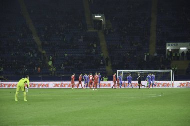 Kharkiv, Ukrayna - 15 Kasım 2016: Oyuncular daha sırasında