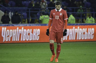 Kharkiv, Ukrayna - 15 Kasım 2016: Stefan Mitrovic sırasında