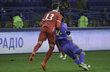 Kharkiv, Ukrayna - 15 Kasım 2016: Stefan Mitrovic sırasında