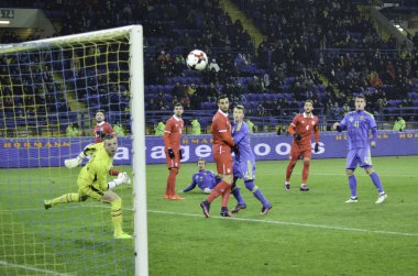 Kharkiv, Ukrayna - 15 Kasım 2016: Oyuncular daha sırasında