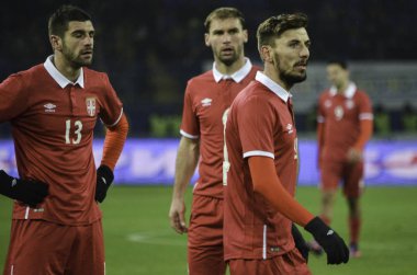 Kharkiv, Ukrayna - 15 Kasım 2016: Filip Mladenovic inci sırasında