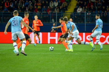 KHARKIV, UKRAINE - September 18, 2019: Taison player during the UEFA Champions League match between Shakhtar Donetsk vs Manchester City (England), Ukraine