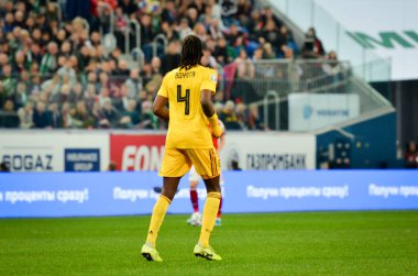 SAINT-PETERSBURG, RUSSIA - November 16, 2019: Dedryck Boyata player during UEFA EURO 2020 qualifying match between national team Russia against Belgium national team, Russia