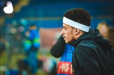 KHARKIV, UKRAINE - December 11, 2019: Taison player during the UEFA Champions League match between Shakhtar vs Atalanta Bergamasca Calcio BC (Italy), Ukraine