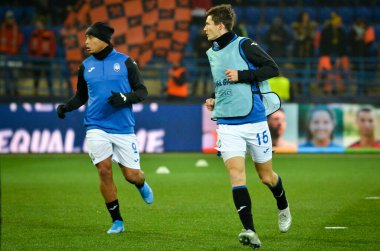 KHARKIV, UKRAINE - December 11, 2019:  Marten de Roon during the UEFA Champions League match between Shakhtar vs Atalanta Bergamasca Calcio BC (Italy), Ukraine