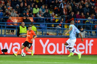 KHARKIV, UKRAINE - September 18, 2019: Soloman player during the UEFA Champions League match between Shakhtar Donetsk vs Manchester City (England), Ukraine