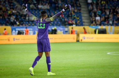DNIPRO, UKRAINE - September 10, 2019: Francis Uzoh