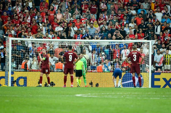 Istambul Turquia Agosto 2019 Jorginho Bateu Pênalti Durante Partida Das — Fotografia de Stock