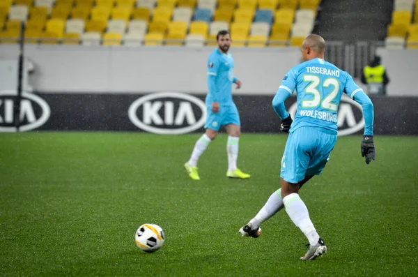 Lvov Ukrajina Listopadu 2019 Marcel Tisserand Během Utkání Uefa Europa — Stock fotografie