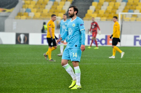 Lviv Ukraine Novembro 2019 Jogador Admir Mehmedi Durante Jogo Liga — Fotografia de Stock