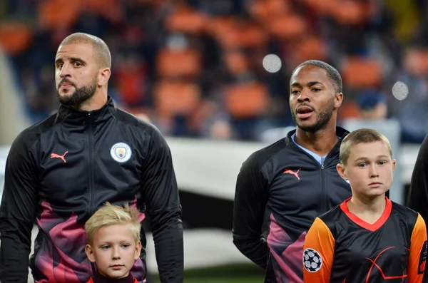 Kharkiv Ukraine September 2019 Kyle Walker Raheem Sterling Uefa Champions — Stockfoto