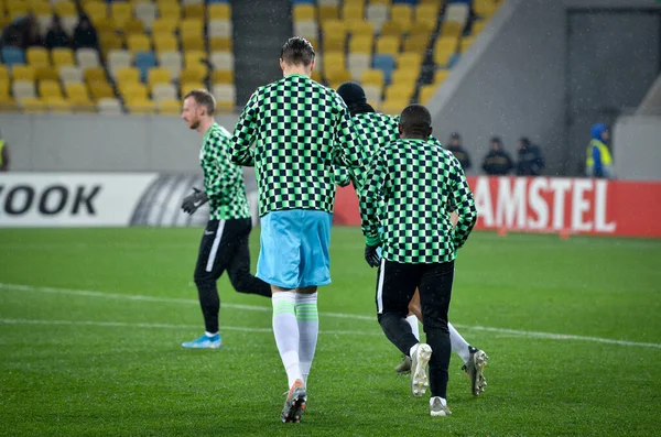 Lviv Ukraine November 2019 Sesi Latihan Pemain Sepak Bola Wolfsburg — Stok Foto