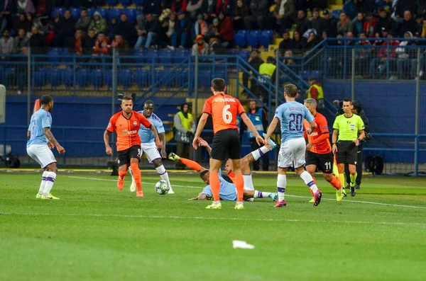 Kharkiv Ucrania Septiembre 2019 Jugador Fútbol Durante Partido Uefa Champions — Foto de Stock