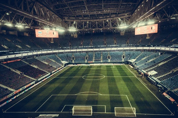 Saint Petersburg Rússia Novembro 2019 Vista Geral Estádio Gazprom Arena — Fotografia de Stock