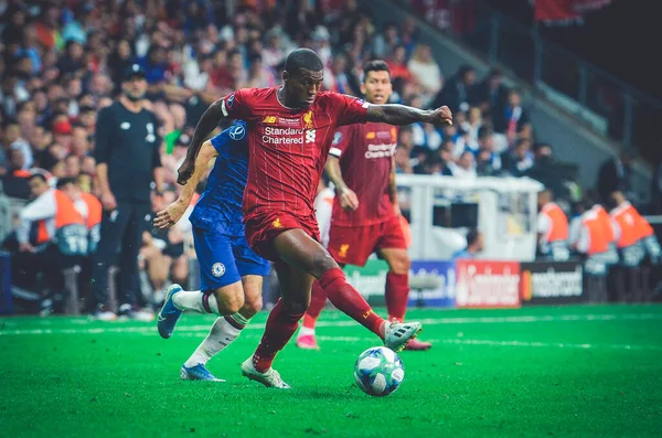 Istambul Turquia Agosto 2019 Georginio Wijnaldum Durante Partida Das Finais — Fotografia de Stock