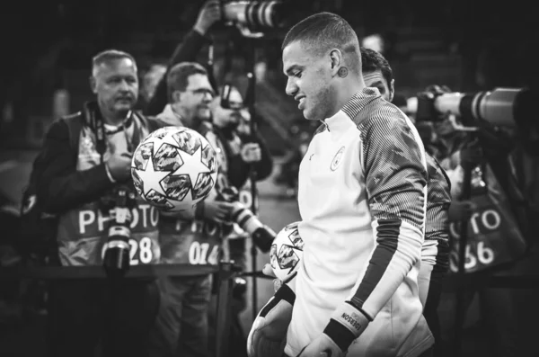 Kharkiv Ukraine Setembro 2019 Jogador Ederson Durante Jogo Liga Dos — Fotografia de Stock