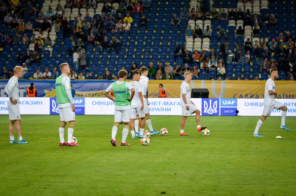 Dnipro Ucrania Septiembre 2019 Sesión Entrenamiento Del Equipo Nacional Ucrania —  Fotos de Stock