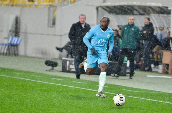 Lviv Ucraina Novembre 2019 Jerome Roussillon Durante Partita Uefa Europa — Foto Stock