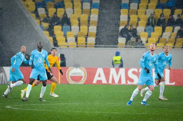 Lviv Ucrania Noviembre 2019 Jugador Fútbol Durante Partido Uefa Europa — Foto de Stock