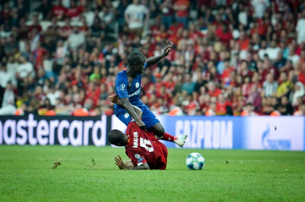 Istambul Turquia Agosto 2019 Jogador Futebol Durante Jogo Das Finais — Fotografia de Stock