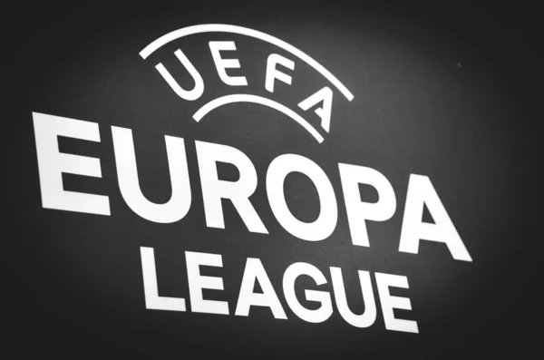Львов Украина Ноября 2019 Логотип Эмблема Лиги Европы Время Матча — стоковое фото