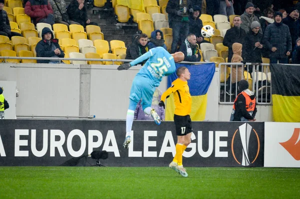 Lvov Ukrajina Listopadu 2019 John Anthony Brooks Během Utkání Uefa — Stock fotografie