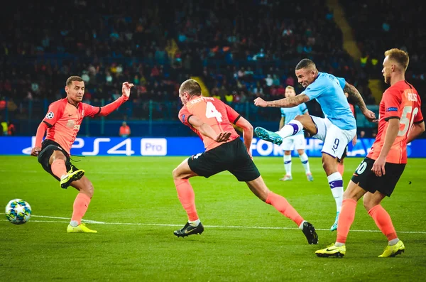 Kharkiv Ukraine September 2019 Gabriel Jesus Player Uefa Champions League — 스톡 사진