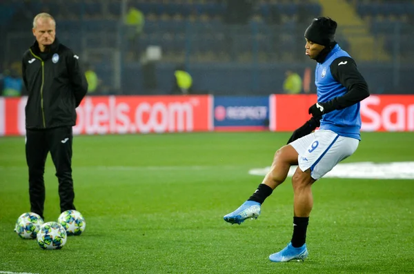 Kharkiv Ukraine Dezembro 2019 Jogador Luis Muriel Durante Jogo Liga — Fotografia de Stock