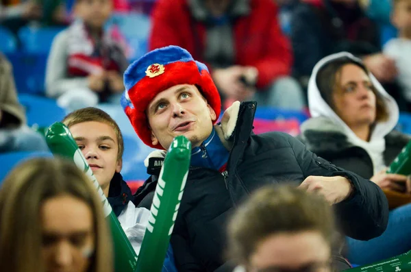 Saint Petersburg Russia November 2019 Football Fans Support Team Uefa — 图库照片