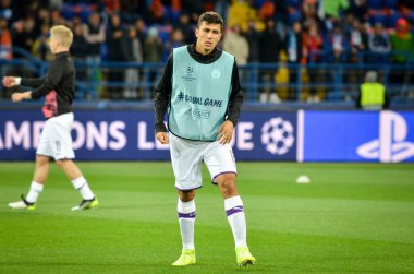 KHARKIV, UKRAINE - September 18, 2019: Rodri player during the UEFA Champions League match between Shakhtar Donetsk vs Manchester City (England), Ukraine