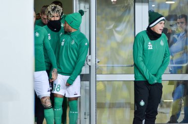 LVIV, UKRAINE - November 07, 2019: Arnaud Nordin player during the UEFA Europa League match between Alexandria (Ukraine) vs AS Saint Etienne (France), Ukraine
