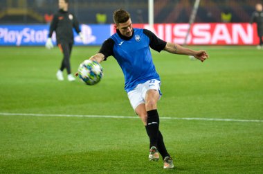 KHARKIV, UKRAINE - December 11, 2019: Robin Gosens player during the UEFA Champions League match between Shakhtar vs Atalanta Bergamasca Calcio BC (Italy), Ukraine