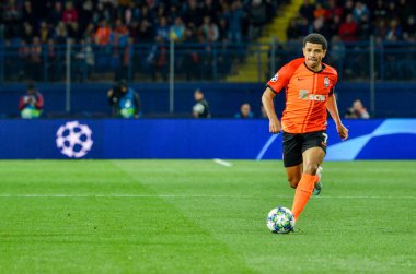 KHARKIV, UKRAINE - September 18, 2019: Taison player during the UEFA Champions League match between Shakhtar Donetsk vs Manchester City (England), Ukraine