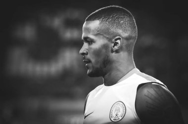 DNIPRO, UKRAINE - September 10, 2019: William Troost-Ekong player during the friendly match between national team Ukraine against Nigeria national team, Ukraine