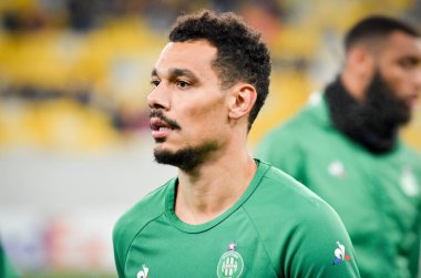 LVIV, UKRAINE - November 07, 2019: Assane Diousse player during the UEFA Europa League match between Alexandria (Ukraine) vs AS Saint Etienne (France), Ukraine