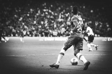 Istanbul, Turkey - August 14, 2019: Emerson player during the UEFA Super Cup Finals match between Liverpool and Chelsea at Vodafone Park in Vodafone Arena, Turkey