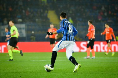 KHARKIV, UKRAINE - December 11, 2019: Jose Luis Palomino player during the UEFA Champions League match between Shakhtar vs Atalanta Bergamasca Calcio BC (Italy), Ukraine