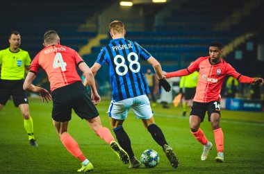 KHARKIV, UKRAINE - December 11, 2019: Mario Pasalic player during the UEFA Champions League match between Shakhtar vs Atalanta Bergamasca Calcio BC (Italy), Ukraine