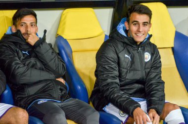 KHARKIV, UKRAINE - September 18, 2019: David Silva player during the UEFA Champions League match between Shakhtar Donetsk vs Manchester City (England), Ukraine