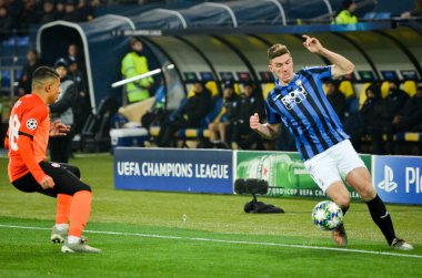KHARKIV, UKRAINE - December 11, 2019: Robin Gosens player during the UEFA Champions League match between Shakhtar vs Atalanta Bergamasca Calcio BC (Italy), Ukraine