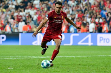İstanbul, Türkiye - 14 Ağustos 2019: Trent Alexander-Arnol