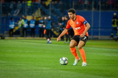 KHARKIV, UKRAINE - September 18, 2019: Taison player during the UEFA Champions League match between Shakhtar Donetsk vs Manchester City (England), Ukraine
