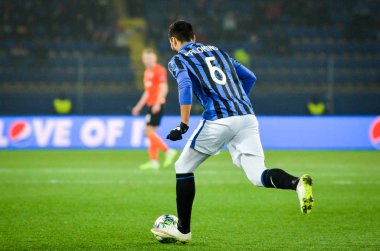 KHARKIV, UKRAINE - December 11, 2019: Jose Luis Palomino player during the UEFA Champions League match between Shakhtar vs Atalanta Bergamasca Calcio BC (Italy), Ukraine
