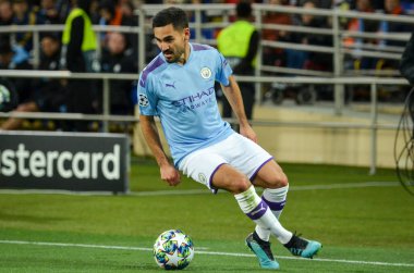 KHARKIV, UKRAINE - September 18, 2019: Ilkay Gundogan during the UEFA Champions League match between Shakhtar Donetsk vs Manchester City (England), Ukraine