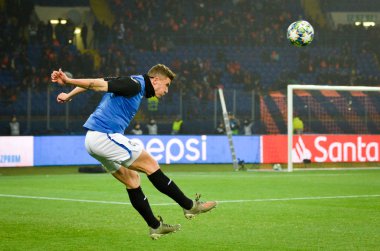 KHARKIV, UKRAINE - December 11, 2019: Robin Gosens player during the UEFA Champions League match between Shakhtar vs Atalanta Bergamasca Calcio BC (Italy), Ukraine